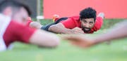 Faras Pour Hayavi Zaseh quält sich und sein Team, um für die kommende Saison bereit zu sein. (Bild Corinne Glanzmann)
