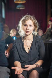 Pussy-Riot-Mitglied Maria Alyokhina im Theaterhaus Gessnerallee Zürich. (Bild: Urs Bucher (Zürich, 15. März 2018))