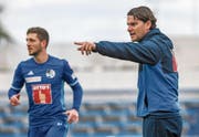 FCL-Trainer Gerardo Seoane (rechts): Am Samstag hat er seine Premiere in der Super League. (Bild:)
