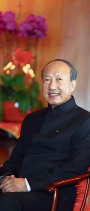Cheng Feng, Gründer und Verwaltungsratspräsident des mächtigen chinesischen Firmenkonglomerats HNA Group. (Bild: Gao Lin (Haikou City, 27. August 2015))