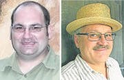 Neu im Dietwiler Gemeinderat: Theo Kern (links). Neuer Ammann von Bettwil: Peter Keusch. (Bilder: Facebook / PD)
