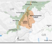 Eine Grafik zur Skiroute durch das Fellital.