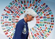 Christine Lagarde, Chefin des Internationalen Währungsfonds (IWF), in Washington. (Bild: Shawn Thew/Keystone (13. Oktober 2017))