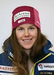 Aline Danioth gewinnt erstmals ein Europacup-Rennen. (Bild: Philipp Zurfluh (Altdorf, 22. 12. 2017))