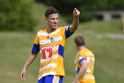 Der neue FCL-Spielmacher Olivier Custodio im Testspiel gegen Racing Club Strasbourg. (Bild: Martin Meienberger / freshfocus)