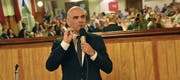 Bundesrat Alain Berset bei seinem Referat in der «Metzgern». (Bild: Robert Hess (Sarnen, 15. September 2017))
