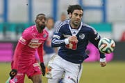 Hat in dieser Saison für Lausanne in der Challenge League bereits 13 Tore erzielt: Cristian Ianu. (Bild: Keystone/Jean-Christophe Bott)