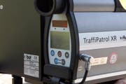 Jeder siebte Automobilist war zu schnell. (Bild: Archiv)