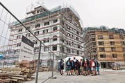 Von der Baustelle über die Musterwohnung bis zum Probegolfen: Das Wochenende der offenen Türen hielt viele Attraktionen bereit. (Bilder: Thomi Studhalter (Andermatt, 24. Juni 2017))