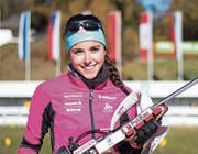 Flavia Barmettler: gute Laufleistungen, mässiges Schiessen. (Bild: PD)