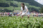 Impresssionen von der EM im Handmähen in Ingenbohl. (Bild: Keystone)