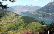 Seelisberg aus der Vogelperspektive von der Alp Weid aus.BILD NC