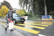 Plakate für den Nationalrats-Wahlkampf: Sie dürfen gemäss Polizei Autofahrer nicht ablenken. (Bild: Corinne Glanzmann (Sarnen, 26. September 2007))