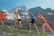 Unterwegs bleibt kaum ein Blick auf die Gletscherwelt. (Bild: Remy Steinegger/swiss-image.ch (Interlaken, 10. September 2016))