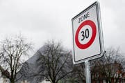 Die geplante Tempo-30-Zone in Sarnen gab zu reden. (Symbolbild OZ)