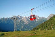 Die Luftseilbahn Bürglen–Ruogig erfreut sich grosser Beliebtheit. (Bild: PD)