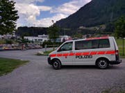 Die Polizei sicherte Spuren. (Bild: Geri Holdener, Bote der Urschweiz)