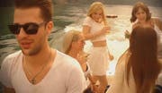 Captain Robin Tune: Für das Musikvideo drehte man auch auf dem Vierwaldstättersee. (Bild: Youtube)