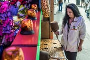 Beim Spielestand von Esthi Stey ist Geschicklichkeit gefragt. (Bild: Nadia Schärli/LZ)