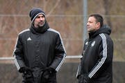 Wurden freigestellt: Markus Babbel (links) und Patrick Rahmen. (Bild: Martin Meienberger/Freshfocus (Luzern, 3. Januar 2018))
