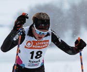 Lea Fischer unterwegs beim Skiathlon. (Bild: PD (Goms, 1. Februar 2018))