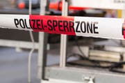 Die Polizei war mit mehreren Fahrzeugen im Einsatz. (Symbolbild Keystone)