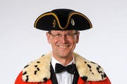 Niklaus Minder alias Niklaus II. (60), Frohsinnvater Stans (Bild: Fischlin Robert/PD)