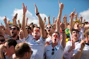 Wenn es um originelle Fanlieder für die Nationalmannschaft geht, sind die Engländer Spitzenklasse. (Bild: Getty)