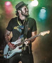 Nate Hancock bei seiner energiegeladenen Live-Show im Viper-Room in Hollywood. (Bild: Natascha Dittli)