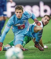 FCL-Goalie Jonas Omlin wirft so schnell nichts aus der Bahn. (Bild: Melanie Duchene/Key (Luzern, 5. November 2017))
