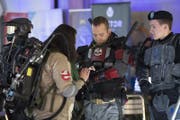 Cosplayers im Einsatz. (Bild: Lukas Lehmann / Keystone (Bern, 12. Oktober 2017))