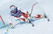 Punktete beim Weltcup-Finale auch im Super-G: der Buochser Marco Odermatt. (Bild: Alexis Boichard/Getty (Are, 15. März 2018))