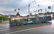 Der «Nachtstern»-Gelenkbus macht bald wieder in mehreren Nidwaldner Gemeinden Halt. (Bild: PD)