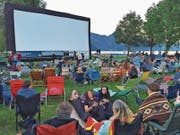 Gemütliches Kinospektakel beim Strandbad Buochs-Ennetbürgen im vergangenen Sommer. (Bild: PD)