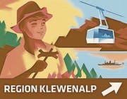 Die Tafel für die Region Klewenalp.