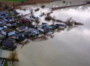 Teile der Niedermatt waren unter Wasser. (Bild: Geri Holdener, Bote der Urschweiz)