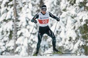 Roman Furger trainiert auf der Flüela-Loipe (Bild: Gian Ehrenzeller/Keystone (Davos, 9. November 2017))