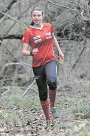 In der Natur fühlt sie sich am wohlsten, OL-Läuferin Deborah Stadler. (Bild: Urs Hanhart (Seedorf, 10. 11. 17))