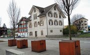 Das Gebäude an der Buochserstrasse 6 soll durch einen Neubau ersetzt werden. (Bild: Rosmarie Berlinger (Ennetbürgen, 29. März 2015))