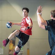 Blickt dem Rückspiel am kommenden Samstag in Winterthur trotz der engen Ausgangslage zuversichtlich entgegen: Spielertrainer Thomas Mohenski. (Bild: Dominik Wunderli (Stans, 14. März 2017))