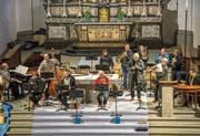 In der Pfarrkirche St. Martin in Altdorf wurde den Zuhörern am Samstag ein ebenso berührendes wie mitreissendes Musikprogramm geboten. (Bild: F. X. Brun (Altdorf, 16. Dezember 2017))