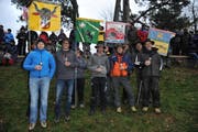 Die Bechergewinner der Sektion Uri (von links) Tino Walker, Alex Russi, Paul Aschwanden, Thomas Wipfli und Armin Achermann (Bild: Urs Hanhart)
