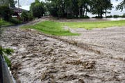 Das Gewitter vom 24. Juni. (Bild: Romano Cuonz / Neue NZ)