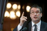 Christian Levrat: «Ich will verhindern, dass es eine automatische Bundesratsmehrheit von FDP und SVP gibt.» (Bild: Keystone/Peter Klaunzer)