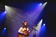 Katie Melua bei ihrem Auftritt im Konzertsaal des KKL am Blue Balls Festival 2016. (Bild: Manuela Jans-Koch/LZ)