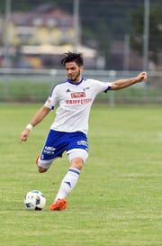 Nikola Knezevic nimmt sein zweites Jahr beim SC Buochs in Angriff. (Bild Roger Grütter)