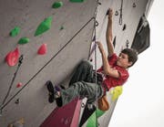 Lukas Zgraggen zeigt bei den U14-Herren eine unschlagbare Leistung. (Bild: Joel Schweizer (Villars, 11. Juli 2017))
