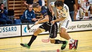 Zug mit Marcus Thunvall (rechts) wird GC wie schon im ersten Aufeinandertreffen einen harten Kampf liefern. (Bild: Christian H. Hildebrand (Zug, 1. Oktober 2017))
