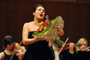 Anna Netrebko im Januar 2012 im KKL Luzern. (Bild: Corinne Ganzmann / Neue LZ)