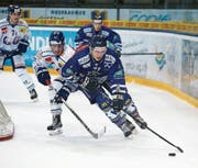 Der Vertrag von Cyril Oehen (am Puck) wird Ende Saison auslaufen. (Bild: Stefan Kaiser (Zug, 17. März 2017))